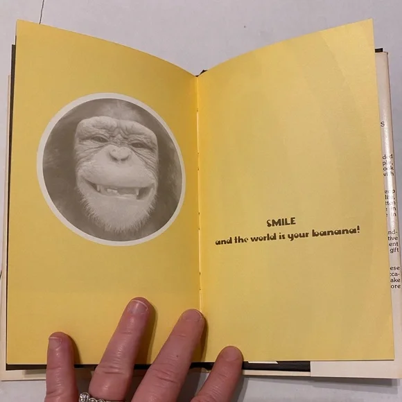 Thinking Of You Gift Book Alice Joyce Davidson 1975 Gibson Greeting Cards Monkey - Picture 9 of 10